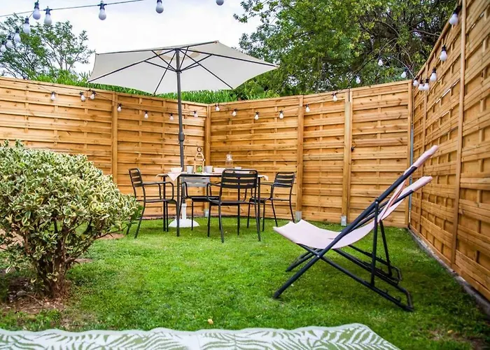 Charmant Studio/T2 Au Calme Avec Jardin Et Parking